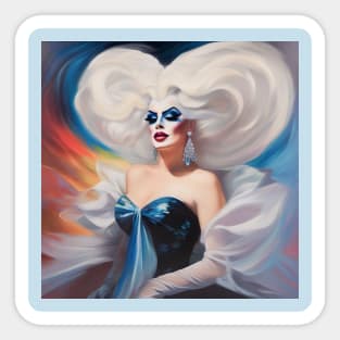 Drag Queen Ghost Sticker